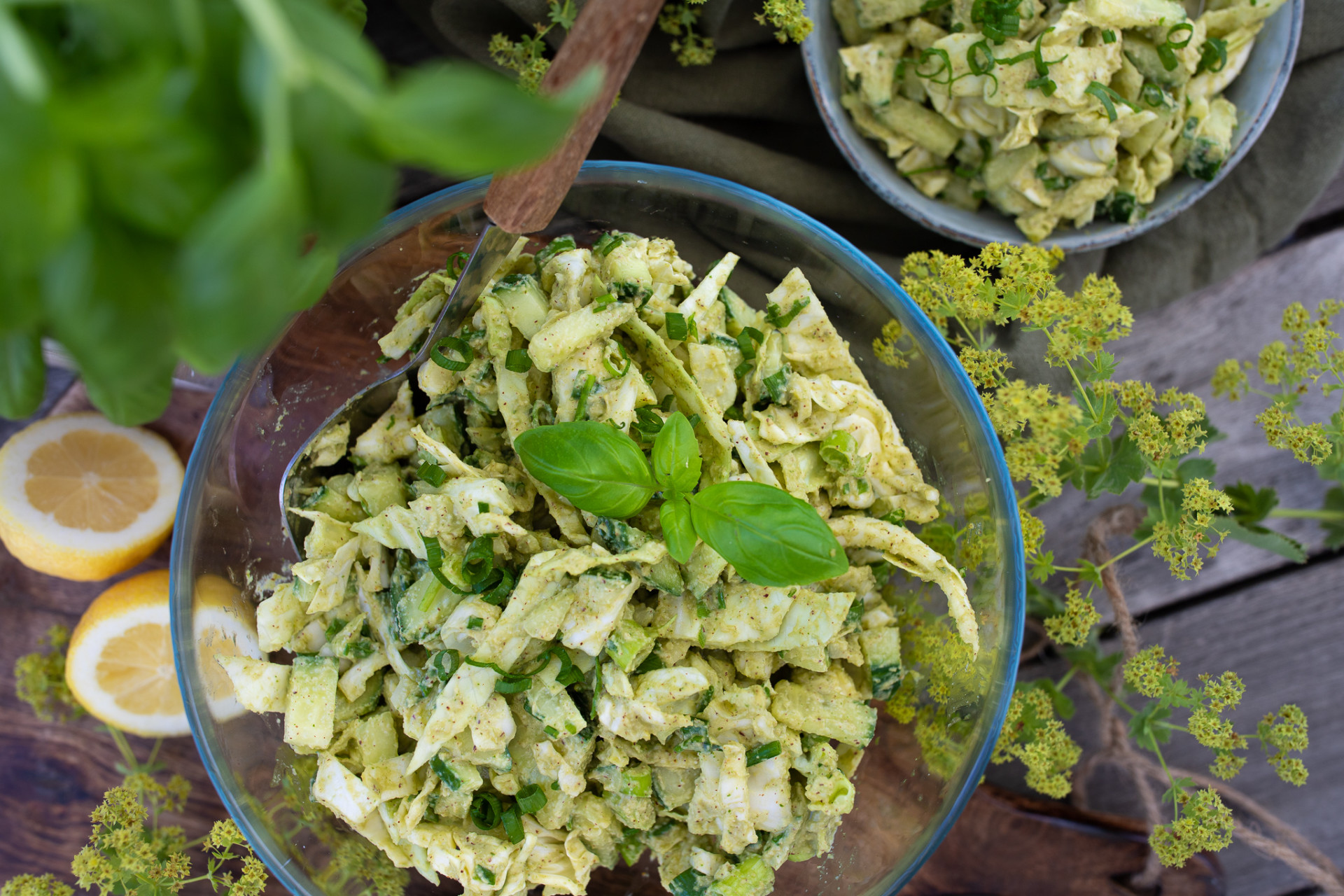 Green Goddess Salad grüne Göttin als Salat Zimtliebe Schnelle