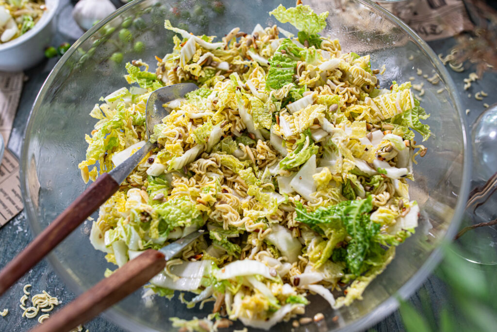 Weltbester Yum Yum Salat Mit Chinakohl Zimtliebe Schnelle Rezepte