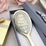 Nutella Löffel – personalisierter – Nutella Liebhaber – Individueller Löffel –aus Edelstahl, Geburtstagsgeschenk in Geschenkbox – Geschenk – Andenken*