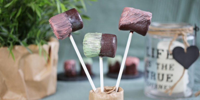 Marshmallows mit Schokolade