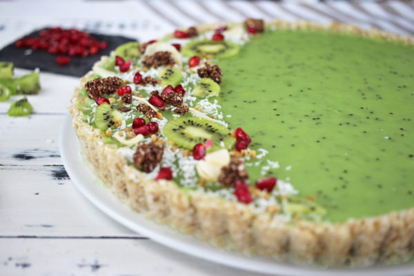 Vegane Kiwi Kokos Tarte - NO BAKE CAKE - Zimtliebe- Schnelle Rezepte ...