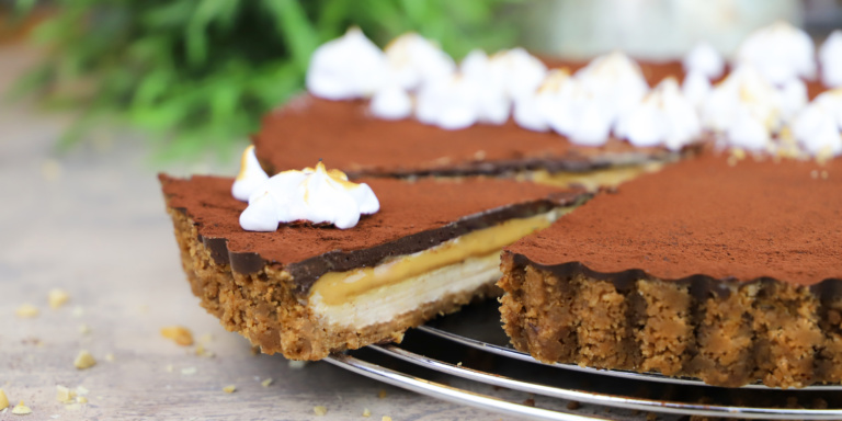 Spekulatius Cheesecake Toffee Tarte – No Bake Cake