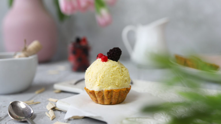 Raw Carrot Cake zum virtuellen Frühlings-Event mit Cremissimo