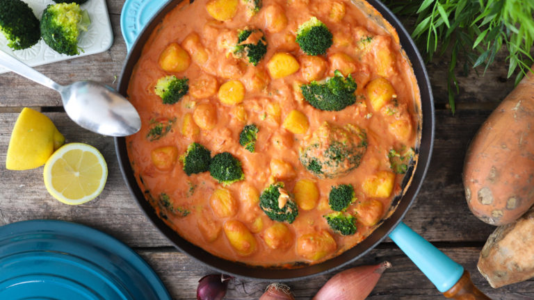 Süßkartoffel Gnocchi mit Brokkoli „5 Genuss-Sterne“