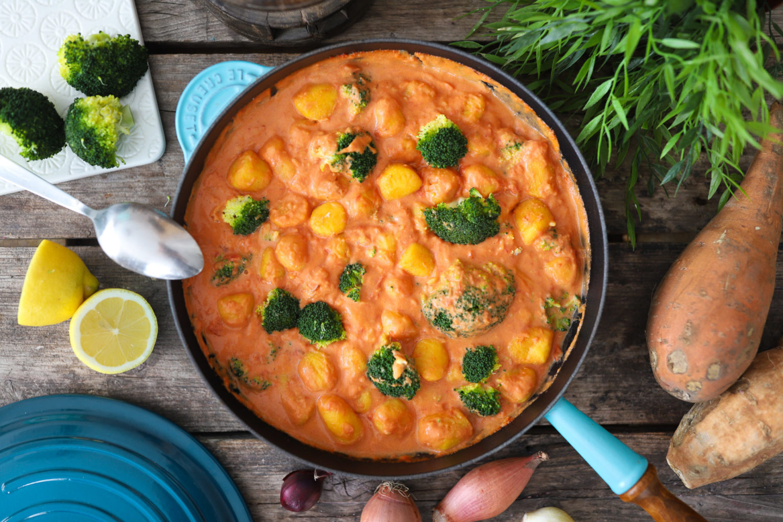 Süßkartoffel Gnocchi mit Brokkoli &amp;quot;5 Genuss-Sterne&amp;quot; - Zimtliebe ...