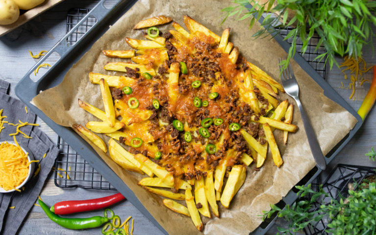 Chili Cheese Fries aus dem Backofen – Welcome to USA