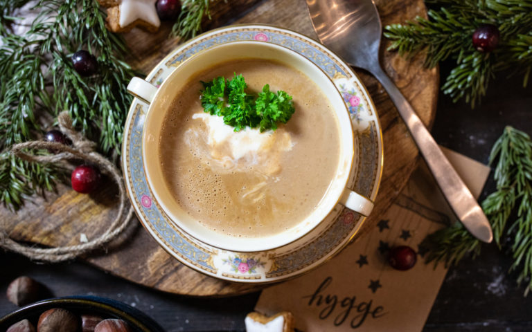 Einfach cremig- Maronensuppe mit Zimt