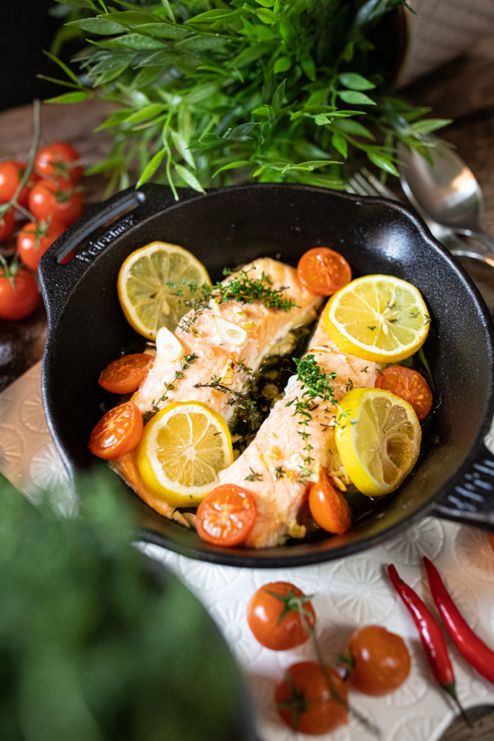 A Zitronen Lachs Im Ofen Zimtliebe Schnelle Rezepte Backen Kochen