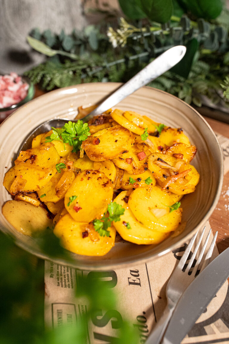 Beste Bratkartoffeln Aus Gekochten Kartoffeln - Zimtliebe- Schnelle ...