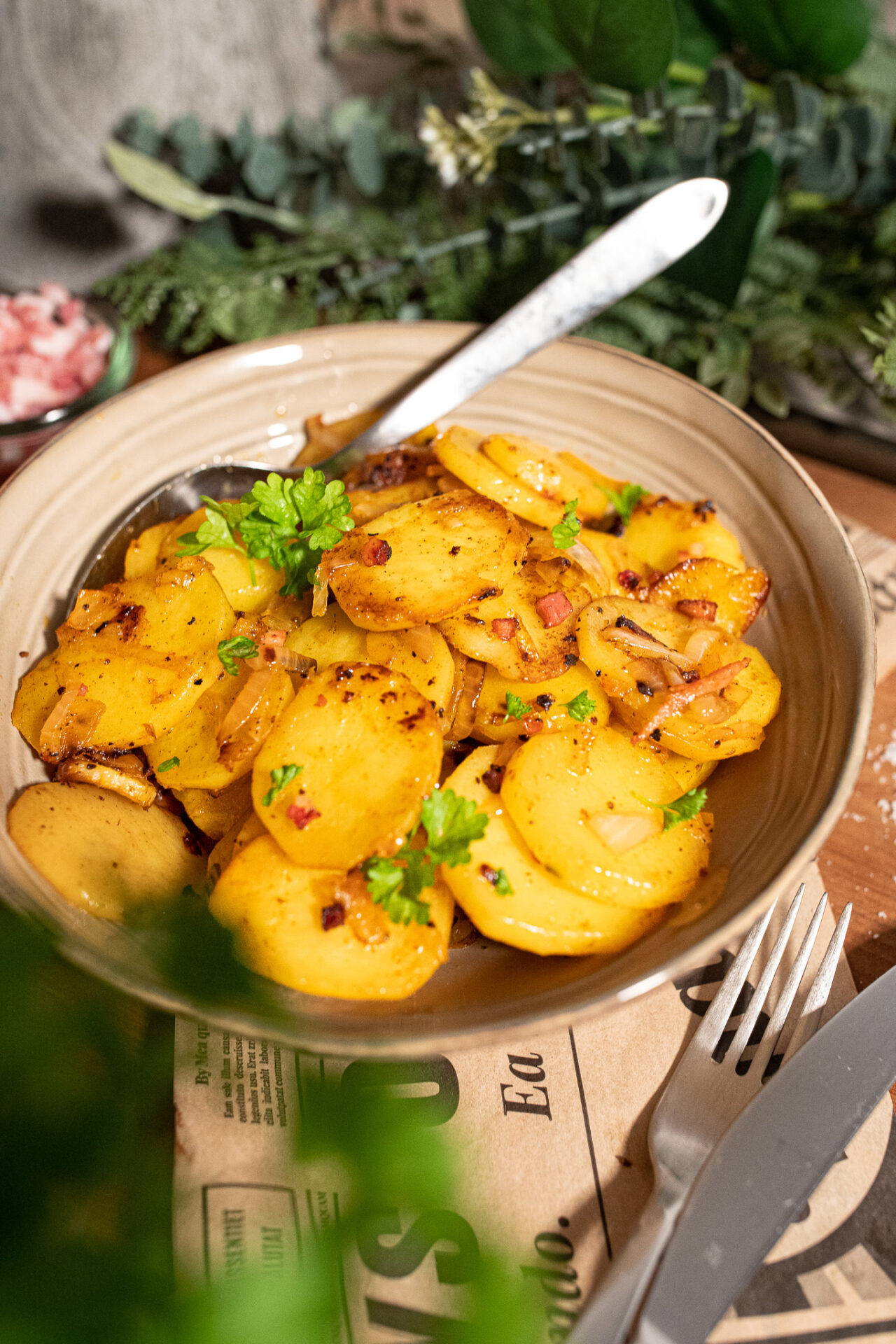 Knusprige Bratkartoffeln in der Heißluftfritteuse (AirFryer ...