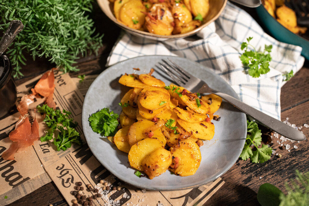 So Einfach Sind Knusprige Bratkartoffeln Im Backofen - Zimtliebe ...