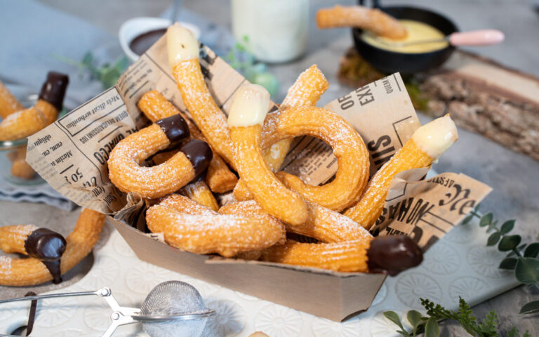 Eierlikör Churros selber machen & Schoko Dip