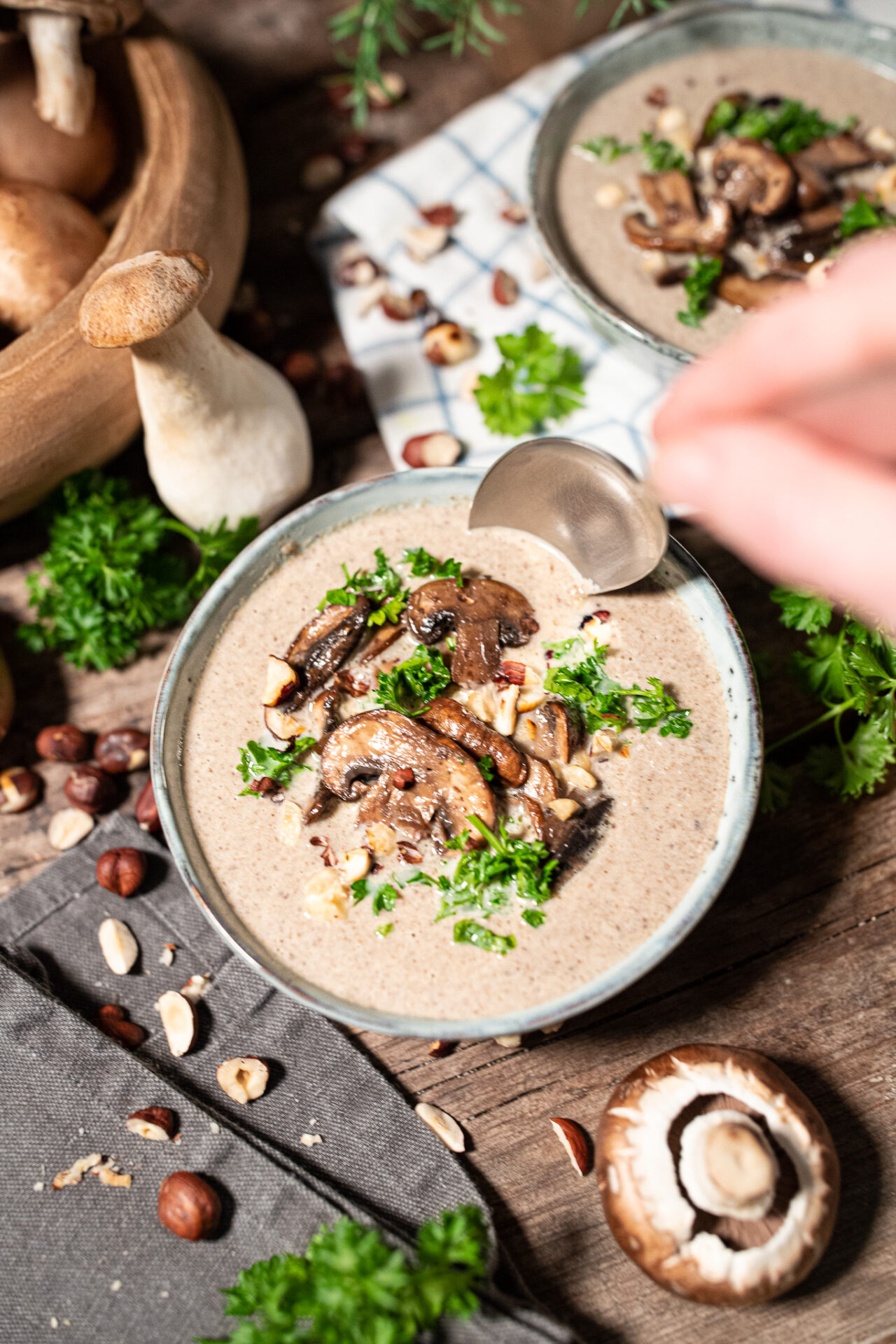 Schnelle Pilzsuppe Mit Champignons - Super Cremig - Zimtliebe- Schnelle ...