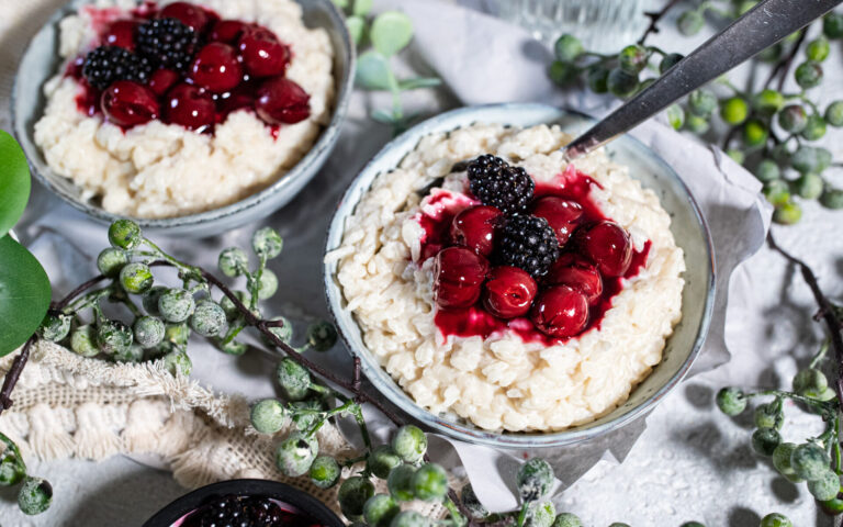 Veganer Milchreis mit Kokosmilch & Co.