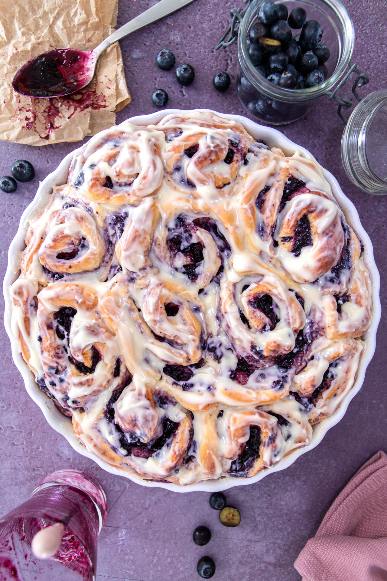 Schwedische Blaubeer Schnecken - Zimtliebe- Schnelle Rezepte backen ...