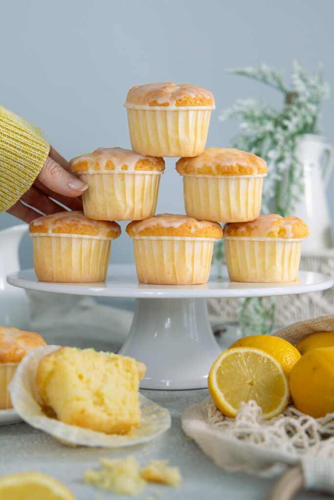 Zitronen muffins einfach backen