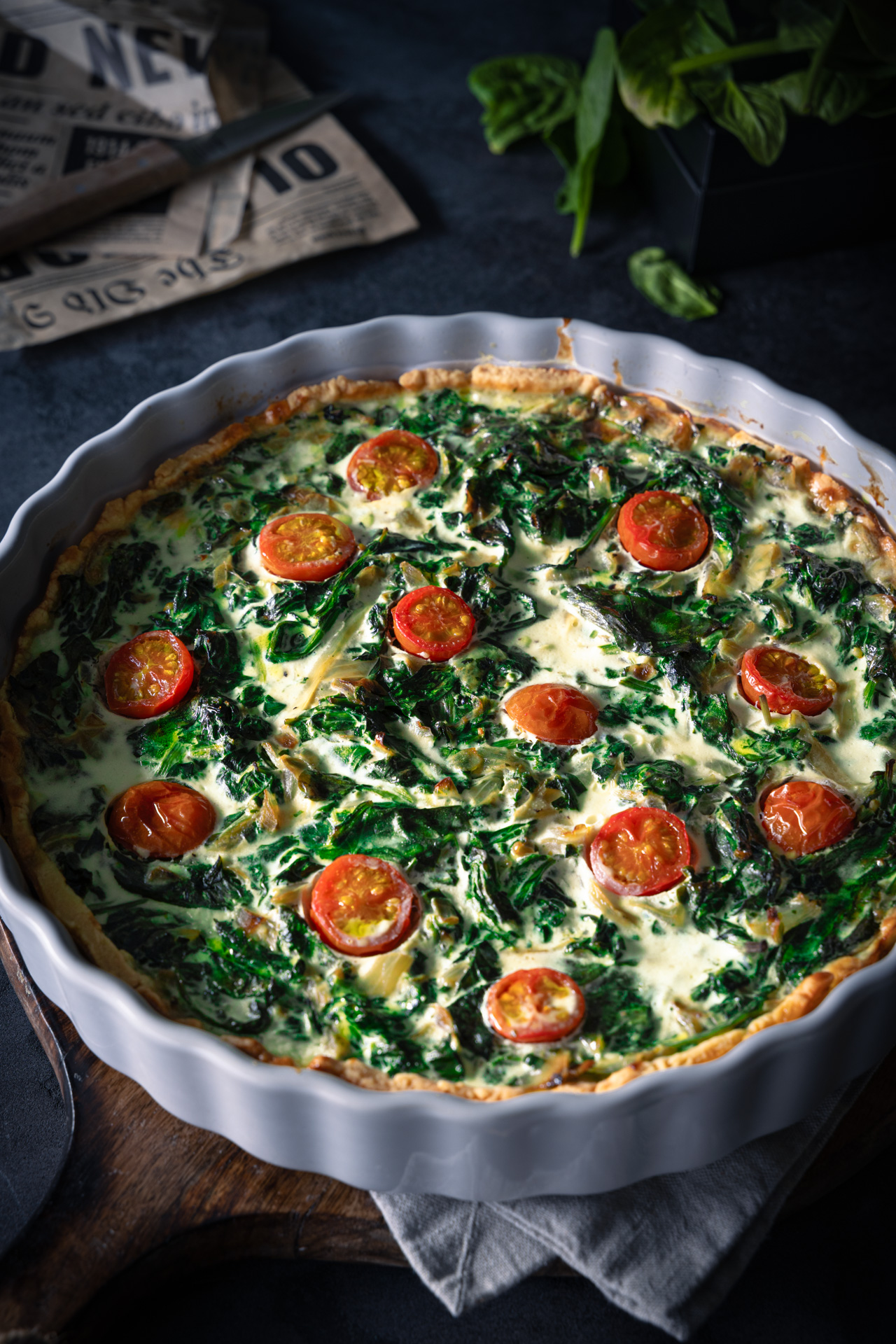 Einfache Spinat Quiche 100 % Lecker - Zimtliebe- Schnelle Rezepte ...