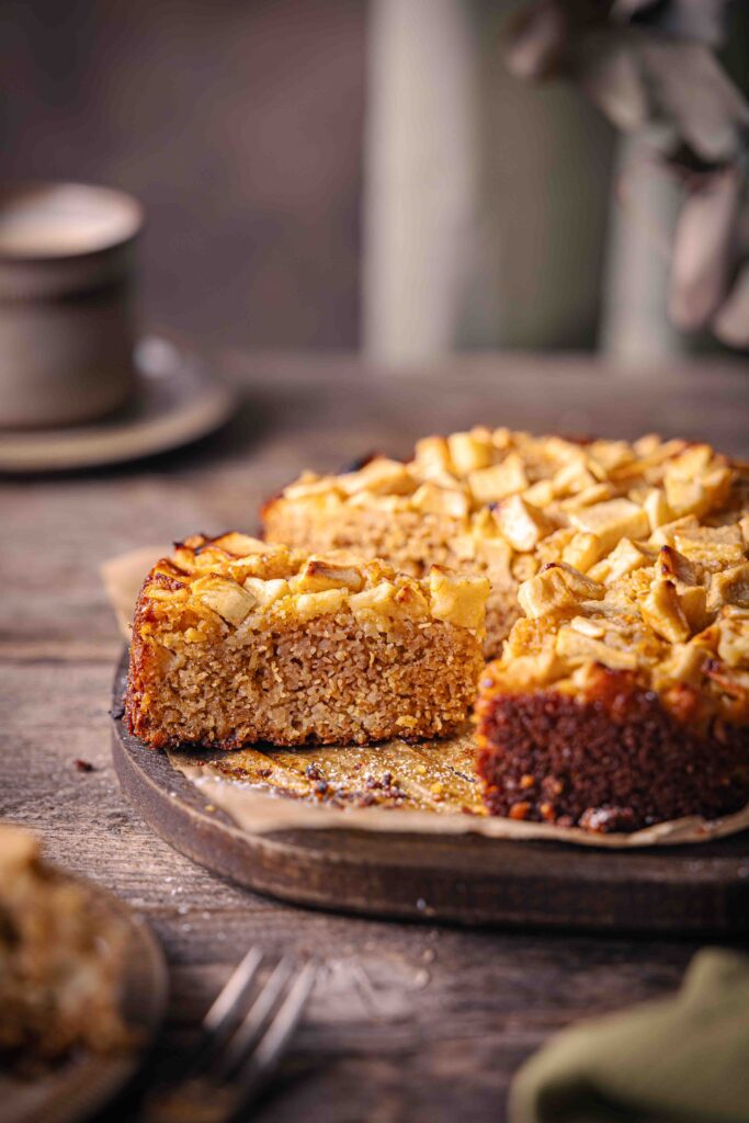 Apfel haferflocken kuchen